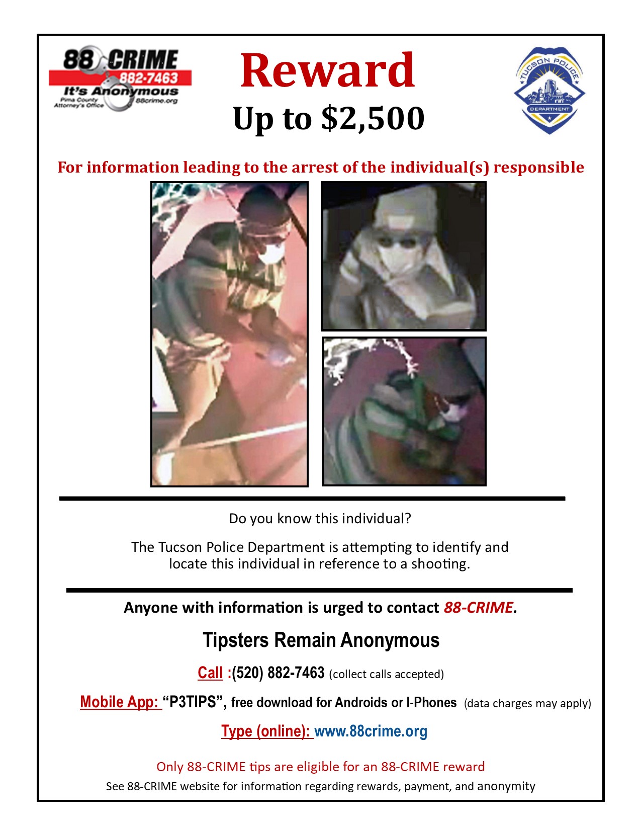 TPD – Shooting                                                          5120 E. Speedway Blvd.