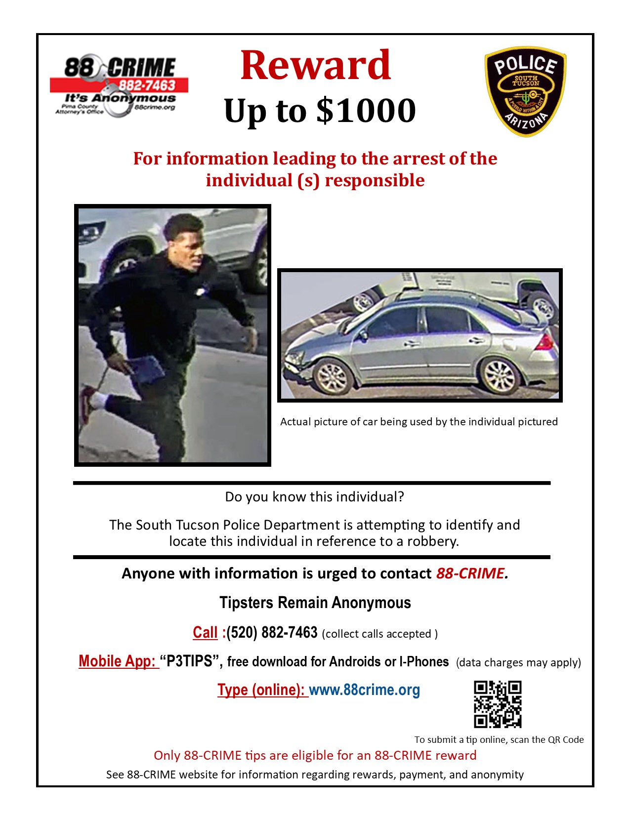 South Tucson Police Department Robbery