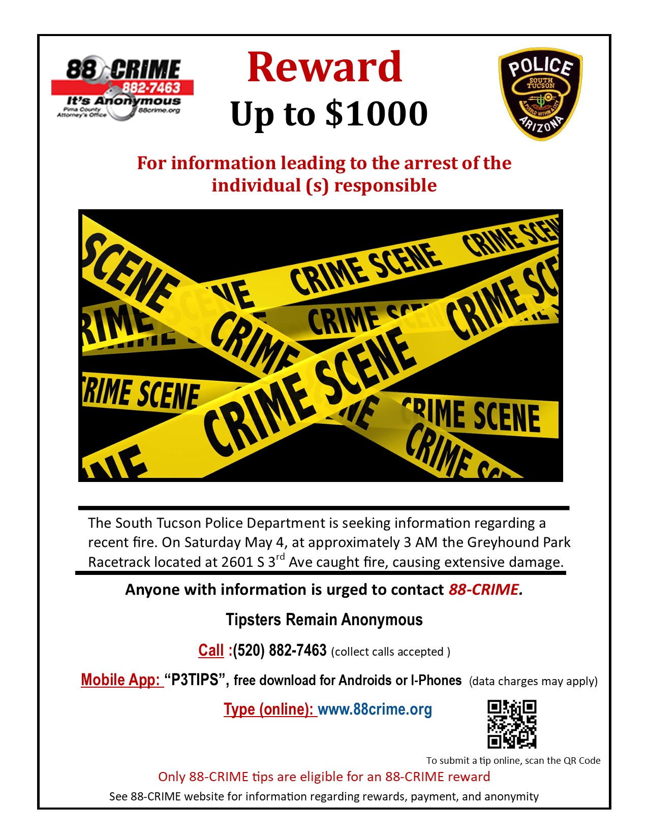 South Tucson Police Department – Fire