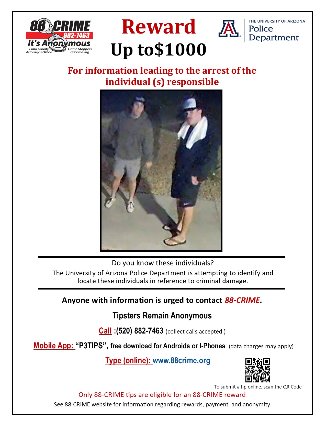 UAPD – Criminal Damage