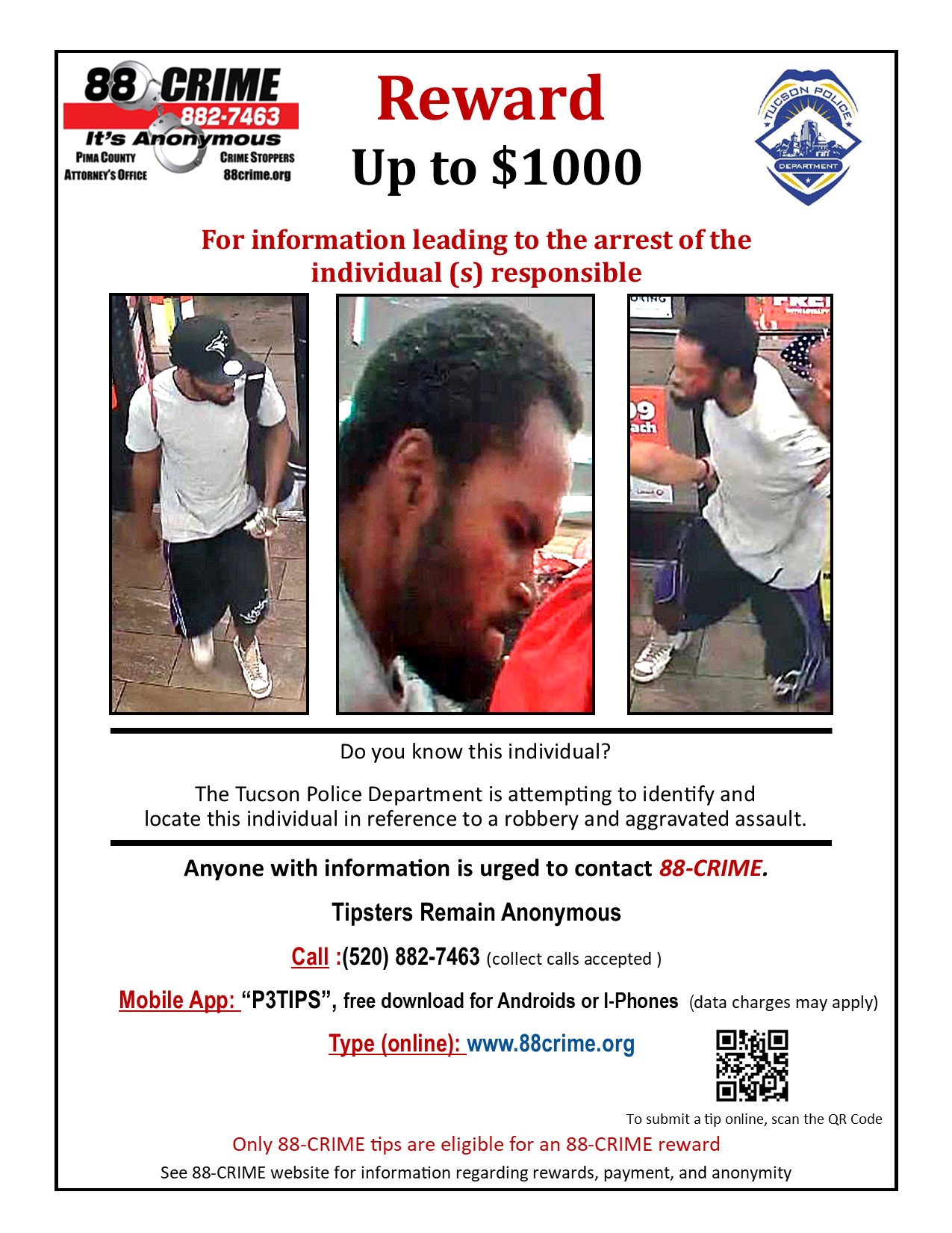 TPD – Robbery/Aggravated Assault