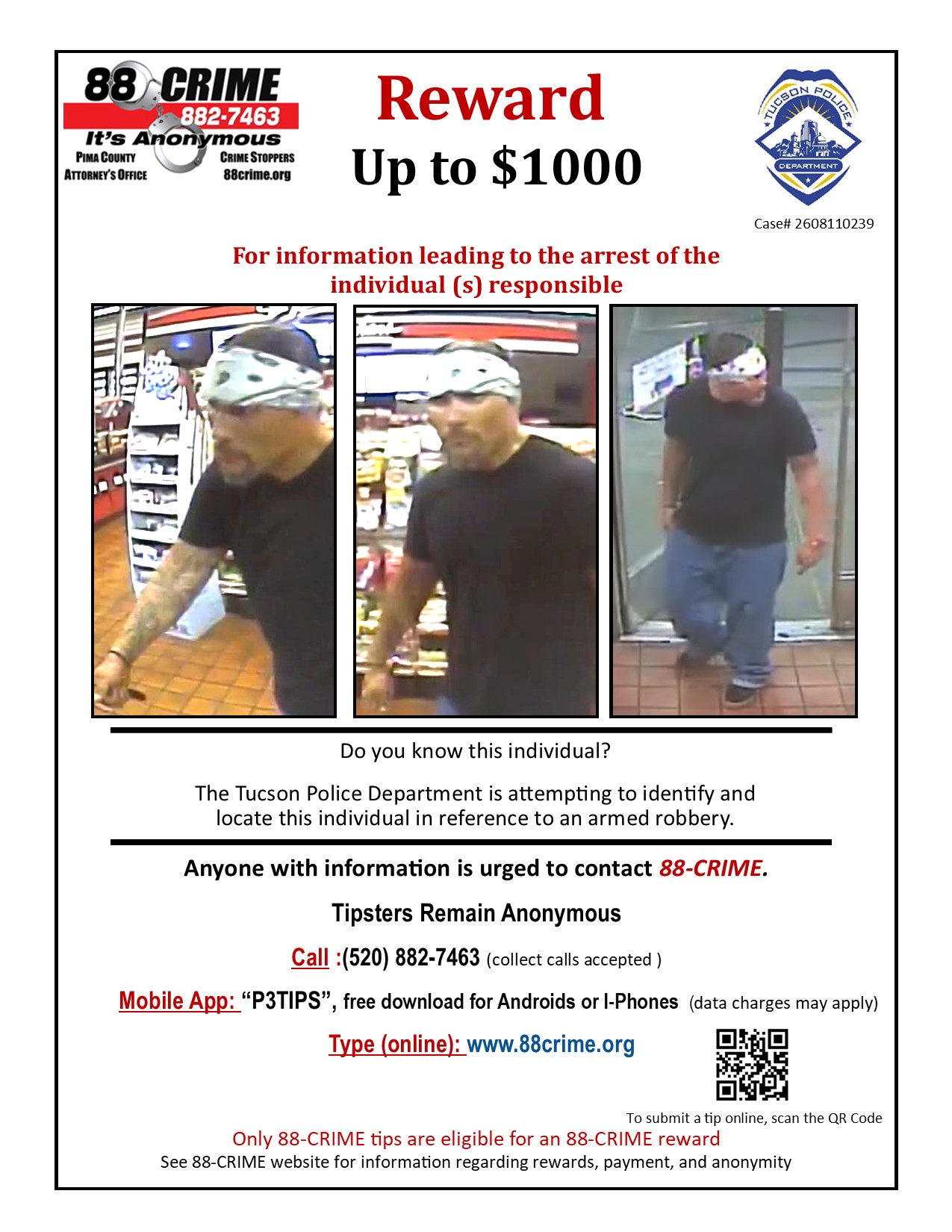 TPD – Armed Robbery